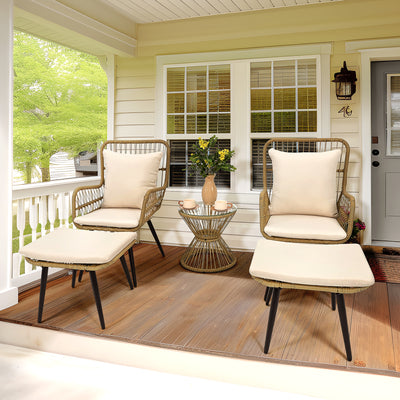 Pamapic outdoor wicker chairs
