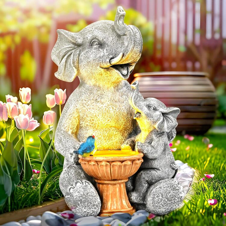 Gigalumi Solar Loving Elephant Yard Decoration (1 Pack), Excluded from any Promotions