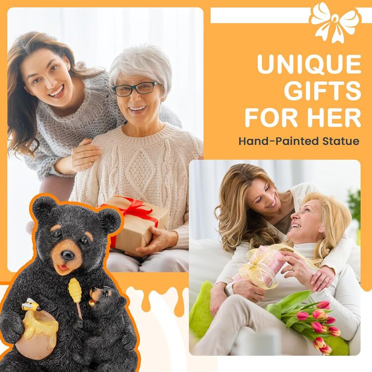 Gigalumi Solar Honey Bear Statue (1 Pack), Excluded from Any Promotions