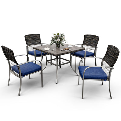 Pamapic Outdoor Dining Table Set (5 Pieces)