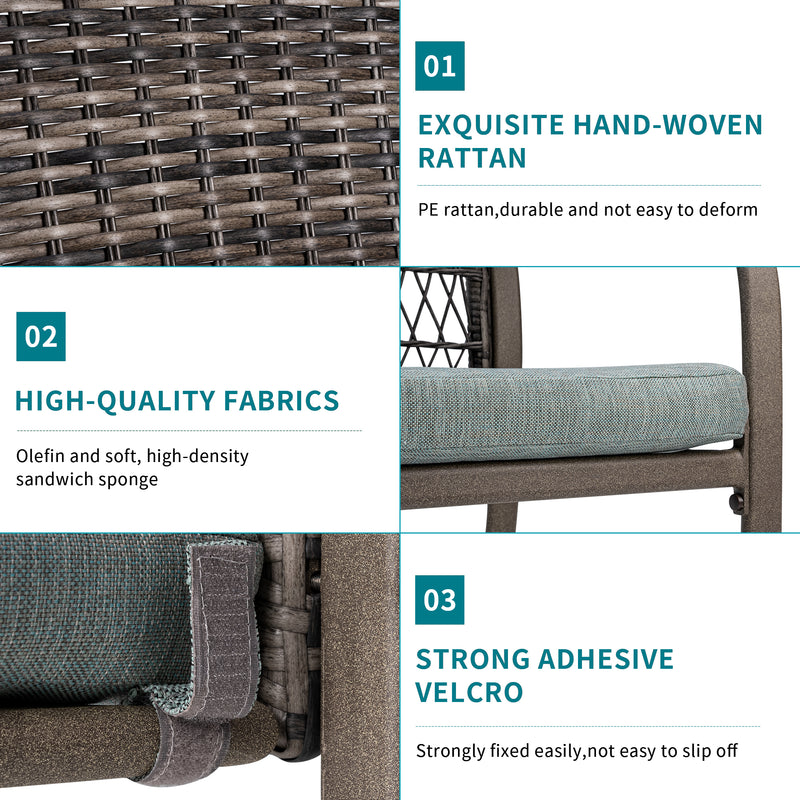 Pamapic 7 Pieces Patio Dining Set