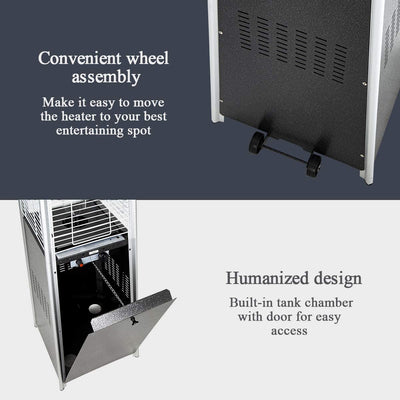 convenient wheel assembly and humanized design