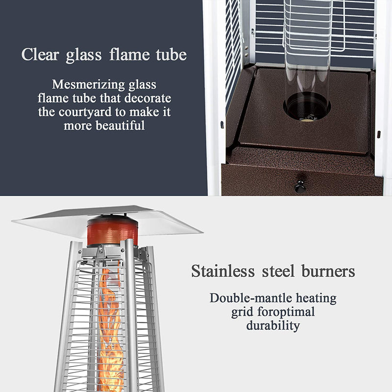 Pamapic Pyramid Flame Propane Patio Heater