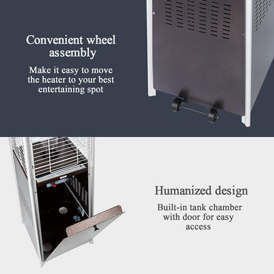 Pamapic Pyramid Flame Propane Patio Heater
