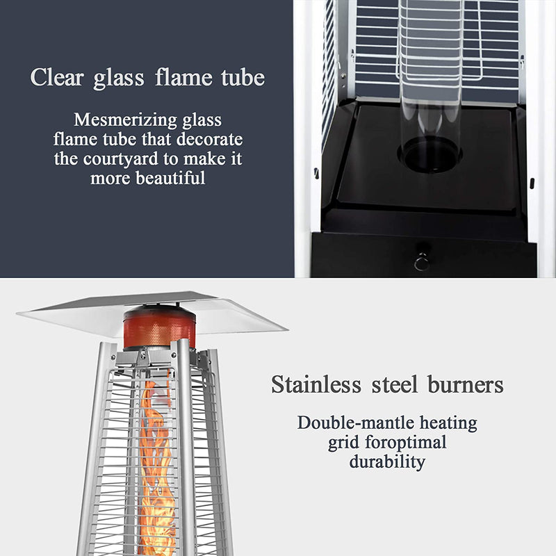 Pamapic Pyramid Flame Propane Patio Heater