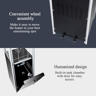 Pamapic Pyramid Flame Propane Patio Heater