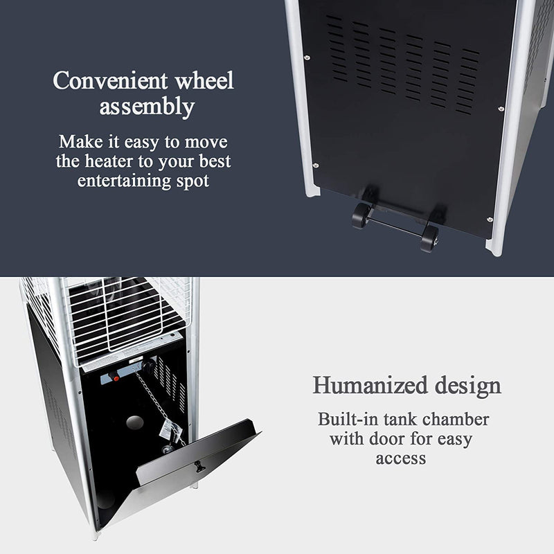 Pamapic Pyramid Flame Propane Patio Heater