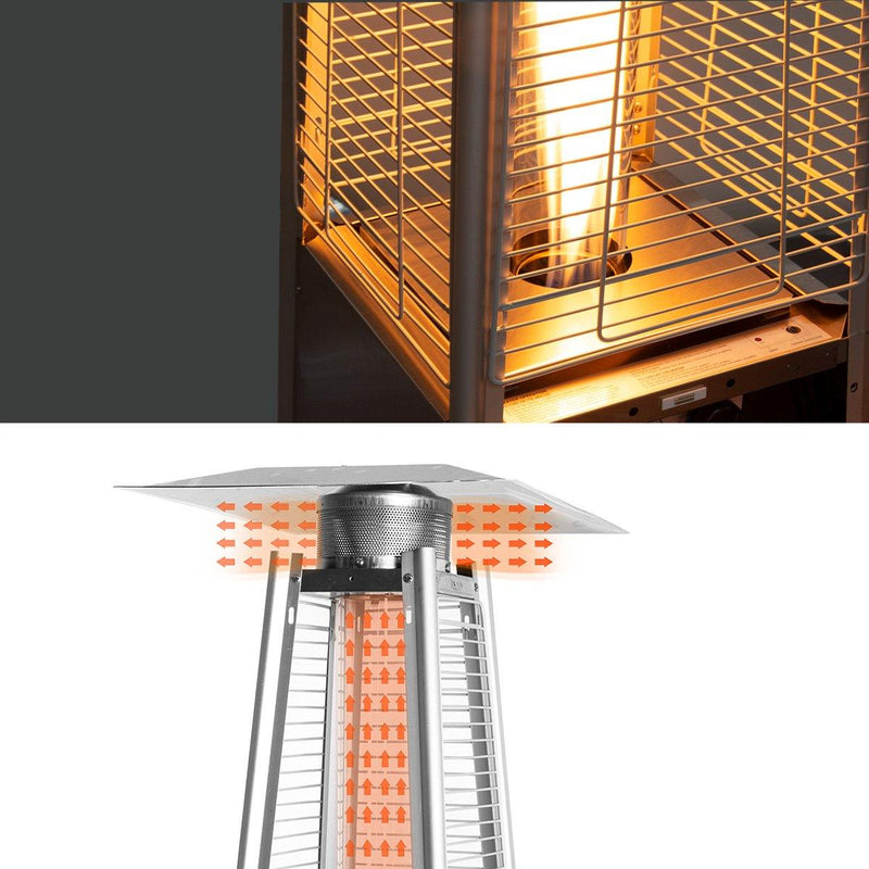 Pamapic Pyramid Flame Propane Patio Heater